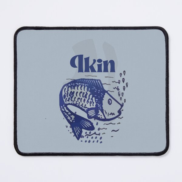 Item preview, Vintage KOI Spiritual Fish Blue legendary Ikin Logo Tradisional Art designed and sold by toyibvanjava.