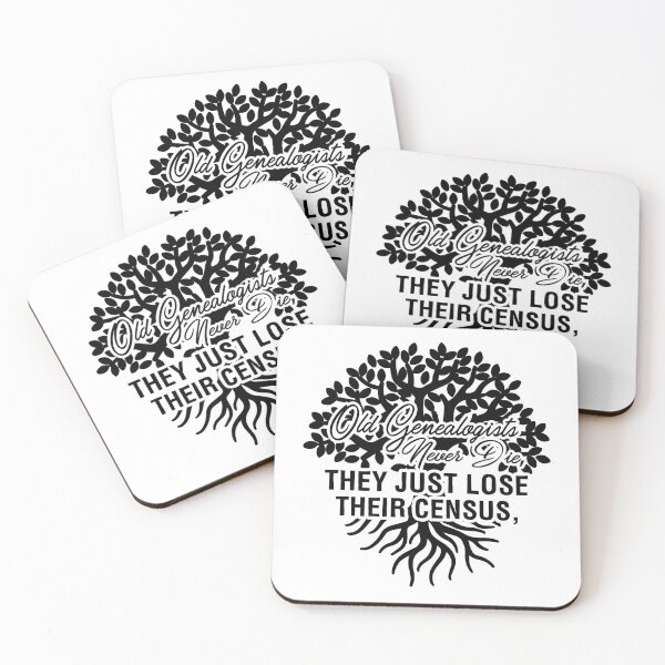 Item preview, Genealogy - Old Genealogists Never Die designed and sold by UnknownArtistt.