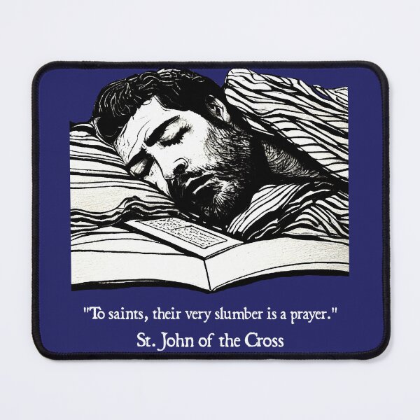 Item preview, Slumbering Saint (St. John of the Cross) designed and sold by NuminousYes.