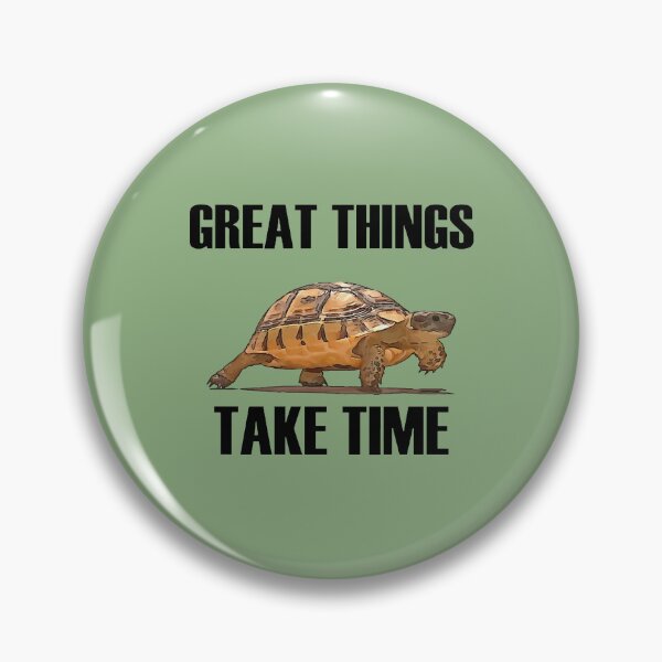 Item preview, Great Things Take Time Plodding Tortoise Cut Out designed and sold by taiche.