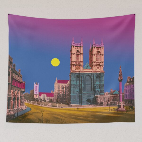 Item preview, England, nostalgic view of Westminster Abbey West Front designed and sold by Mauswohn.