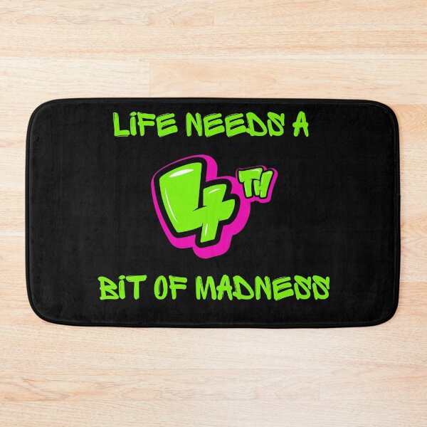 Item preview, LIFE NEEDS A BIT OF MADNESS. designed and sold by ELEGANTRETRO.