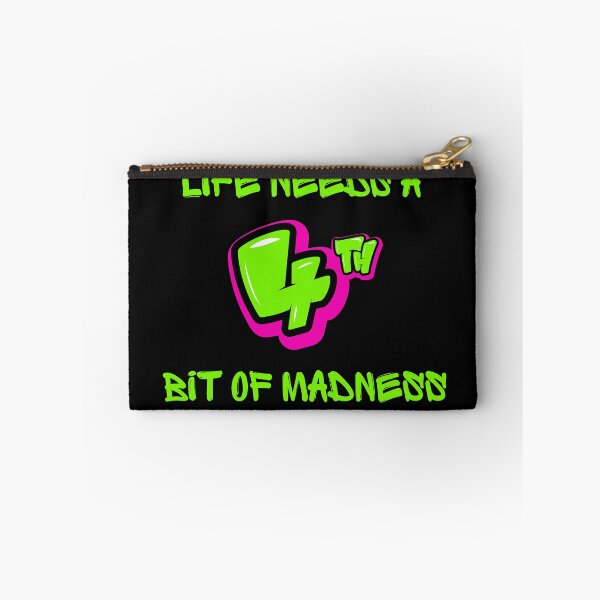 Item preview, LIFE NEEDS A BIT OF MADNESS. designed and sold by ELEGANTRETRO.