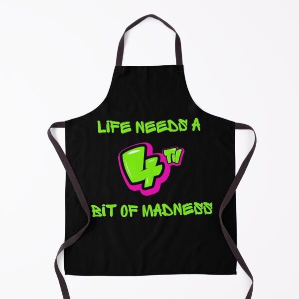 Item preview, LIFE NEEDS A BIT OF MADNESS. designed and sold by ELEGANTRETRO.