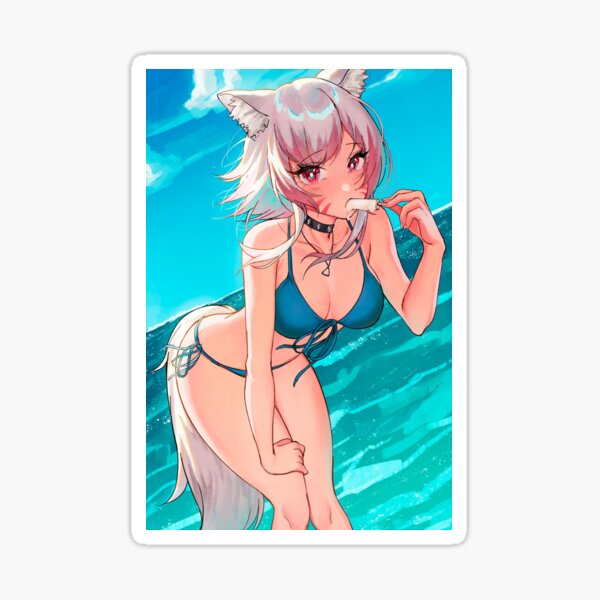 STICKER Sonomaa Kihten FFXIV Miqote Cat Girl Beautiful Nier 