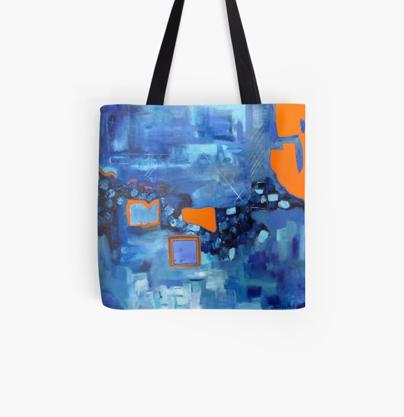 Fenêtre sur la ville Tote bag doublé