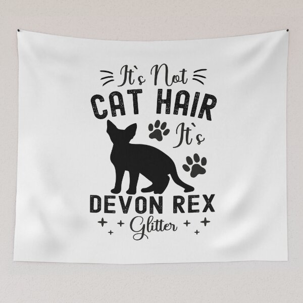 Item preview, It's Not Cat Hair It's Devon Rex Glitter, Funny Devon Rex Cat Owner Quotes, Devon Rex Owner Gifts designed and sold by PRINTED ..