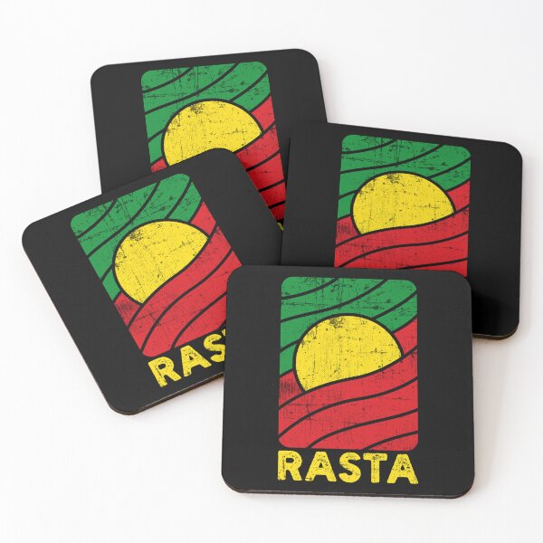Item preview, Rasta Vintage Sunset Distressed designed and sold by designandclouds.
