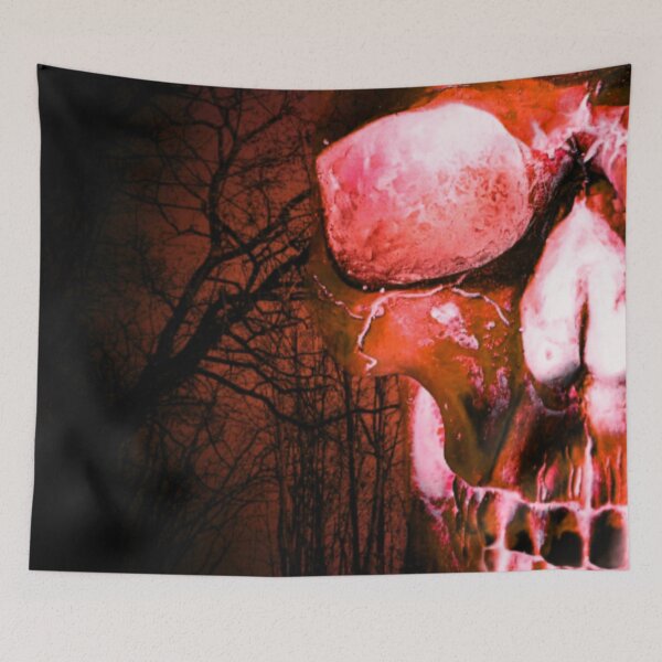 Item preview, Creepy Skull designed and sold by TotallyRetroArt.