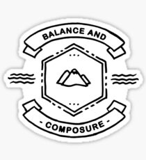 Balance and Composure Sticker