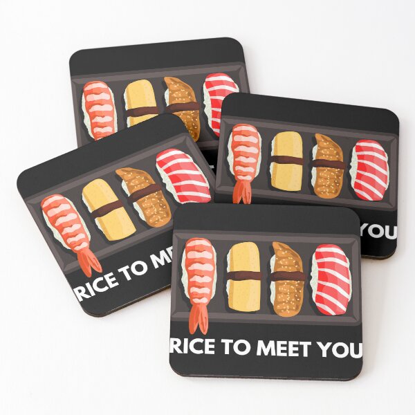 Item preview, Rice to meet you sushi joke designed and sold by Nik Olajuwon.