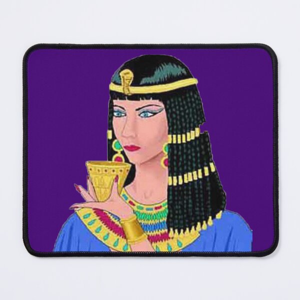 Item preview, Cleopatra drinks Coffee, the beautiful ancient Egyptian queen in Alexandria  designed and sold by AnadAA.