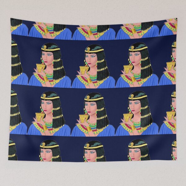 Item preview, Cleopatra drinks Coffee, the beautiful ancient Egyptian queen in Alexandria  designed and sold by AnadAA.