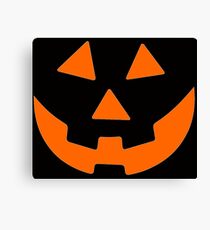 Jack O Lantern Halloween Thanksgiving Christmas Canvas Print