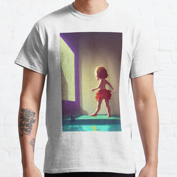 Item preview, Little Girl Ready for a Splash designed and sold by PlacidHinds.