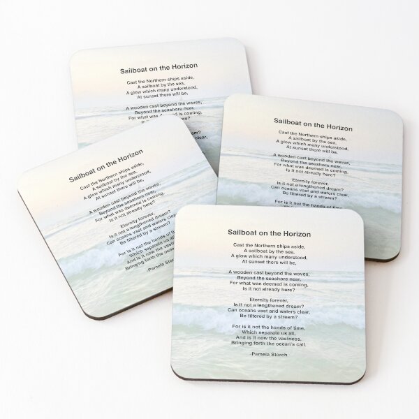 Item preview, Sailboat on the Horizon Poem designed and sold by Pamela Storch.