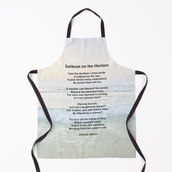 Item preview, Sailboat on the Horizon Poem designed and sold by Pamela Storch.