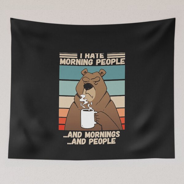 Item preview, I hate morning people designed and sold by vwglaesqv75.