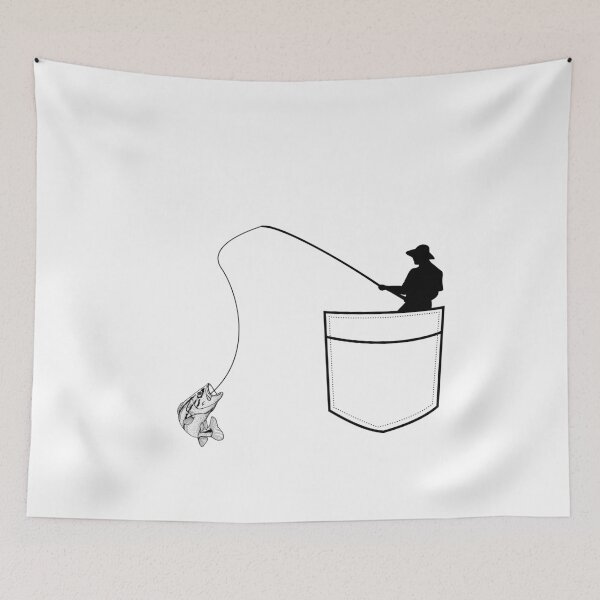 Item preview, Pocket Fishing  Funny Gift Fisherman designed and sold by miracletee.