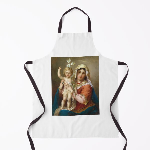 Item preview, Vierge Marie Sainte icône art catholique designed and sold by FedericoPredov.