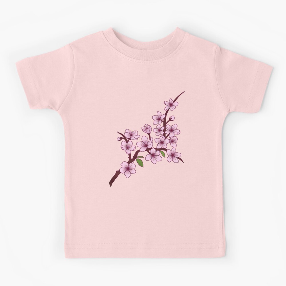 cherry blossom- national flower of japan Kids T-Shirt for Sale by  Floralfusion