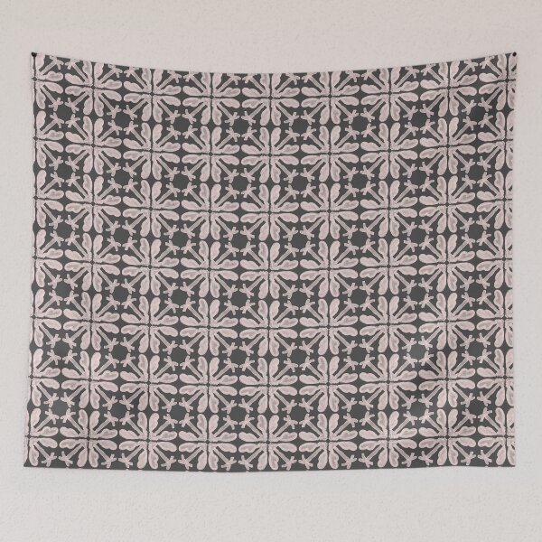 Item preview, (White) Polynesian Style Quilt Tile Pattern designed and sold by modance1313.