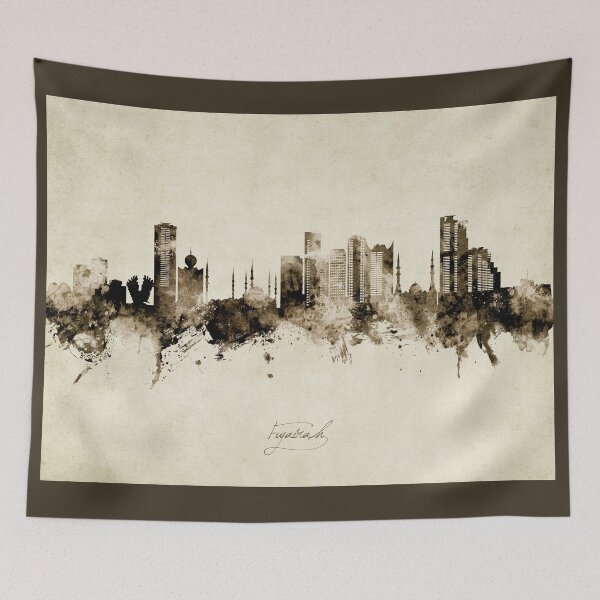 Item preview, Fujairah Skyline designed and sold by ArtPrints.