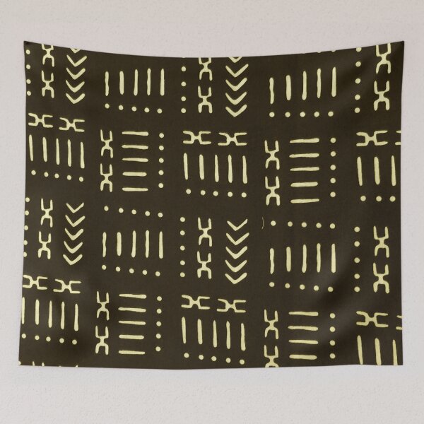 Item preview, african mud cloth brownish designed and sold by hellcom.
