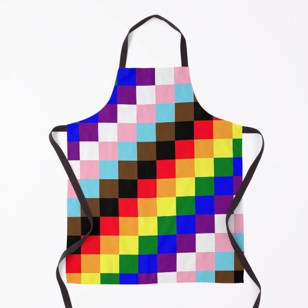 Item preview, Simple Progress Pride Square Pattern designed and sold by geometricity.