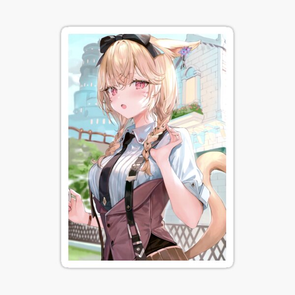 STICKER Sonomaa Kihten FFXIV Miqote Cat Girl Beautiful Nier 