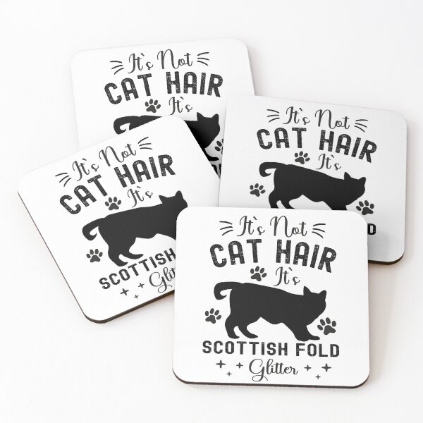 Item preview, It's Not Cat Hair It's Scottish Fold Glitter, Funny Scottish Fold Cat Owner Quotes, Scot Fold Owner Gifts designed and sold by PRINTED ..