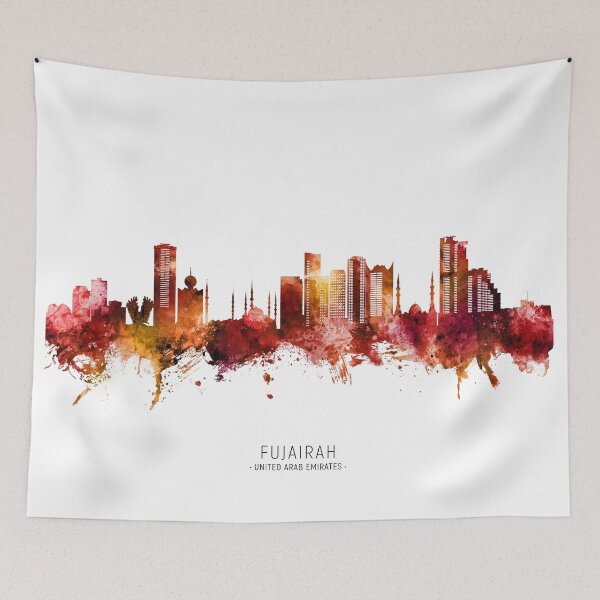 Item preview, Fujairah Skyline designed and sold by ArtPrints.