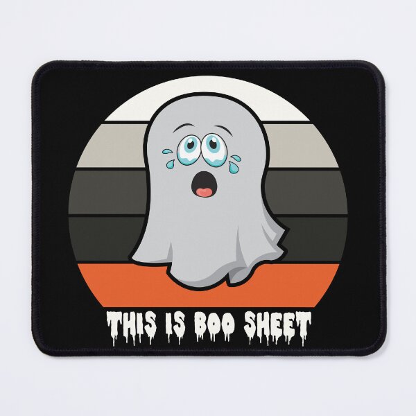Item preview, This Is Boo Sheet Funny Halloween Sunset Design designed and sold by RaybenMedia.