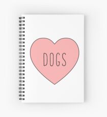 I Love Dogs Heart | Dog Spiral Notebook