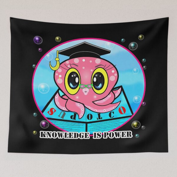 Item preview, Octopus- knowledge is power  designed and sold by Shirley cute art .