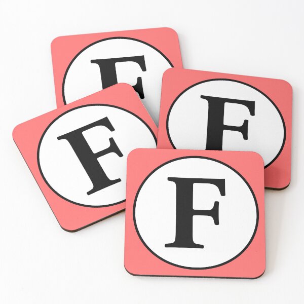 Item preview, Monogram F Initial F Letter F designed and sold by jaycartoonist.