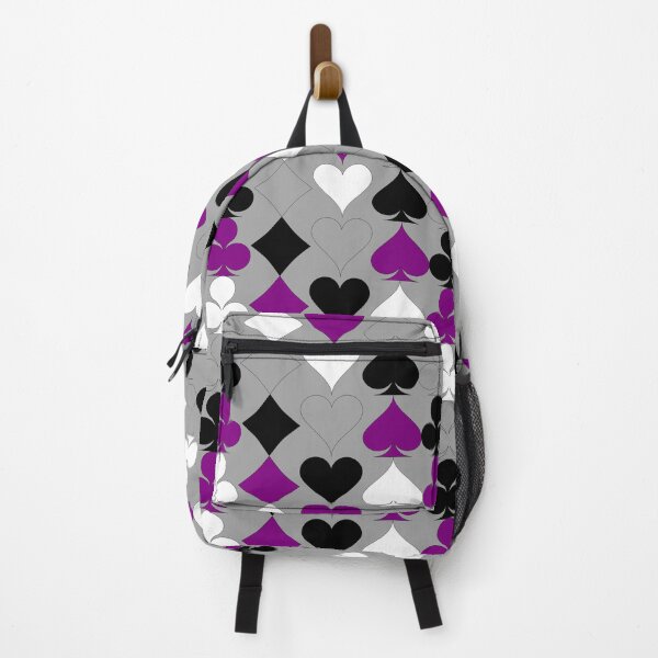 Item preview, Simple Ace Pride Suits Pattern (Gray Background) designed and sold by geometricity.
