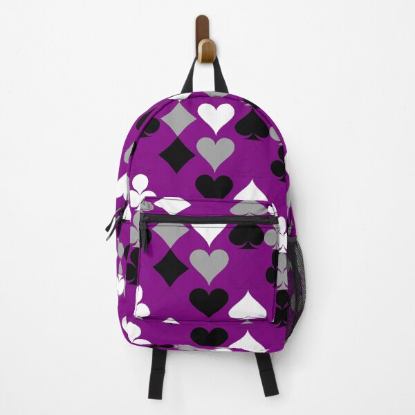 Item preview, Simple Ace Pride Suits Pattern (Purple Background) designed and sold by geometricity.