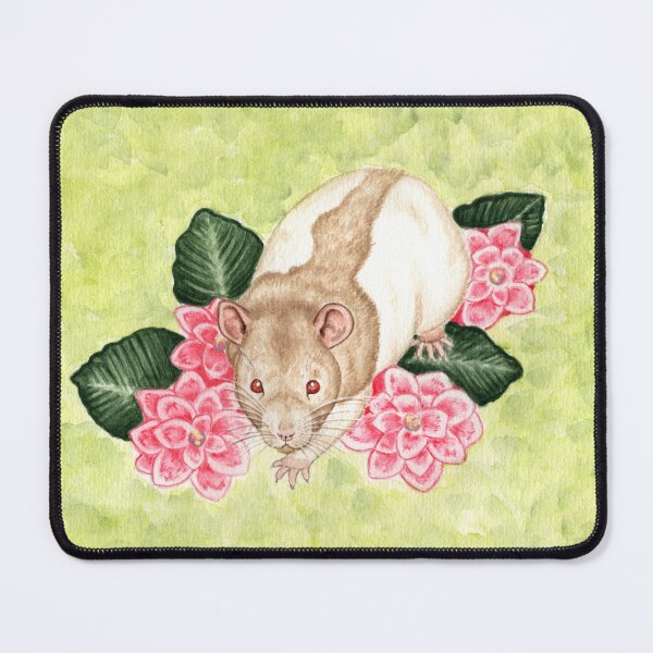 Item preview, Hooded Rat with Flowers designed and sold by WolfySilver.