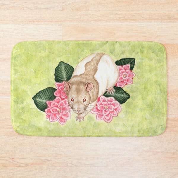 Item preview, Hooded Rat with Flowers designed and sold by WolfySilver.