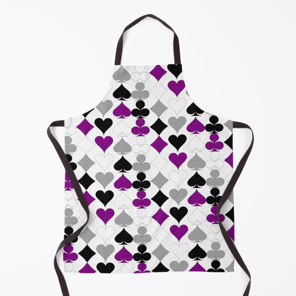 Item preview, Simple Ace Pride Suits Pattern (White Background) designed and sold by geometricity.