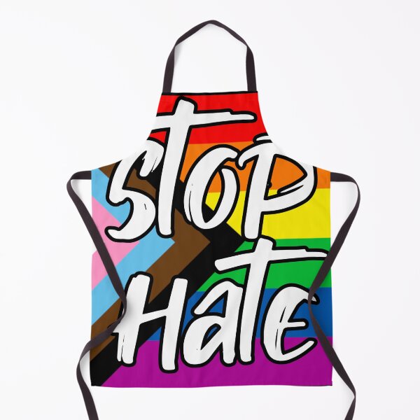 Item preview, Representation matters — especially for the most marginalized communities. Pride Flag, Stop Hate | Perfect Cool Script Designed designed and sold by R.U BOLD.