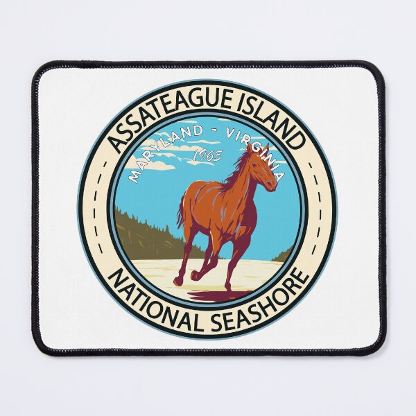 Item preview, Assateague Island National Seashore Badge designed and sold by KrisSidDesigns.