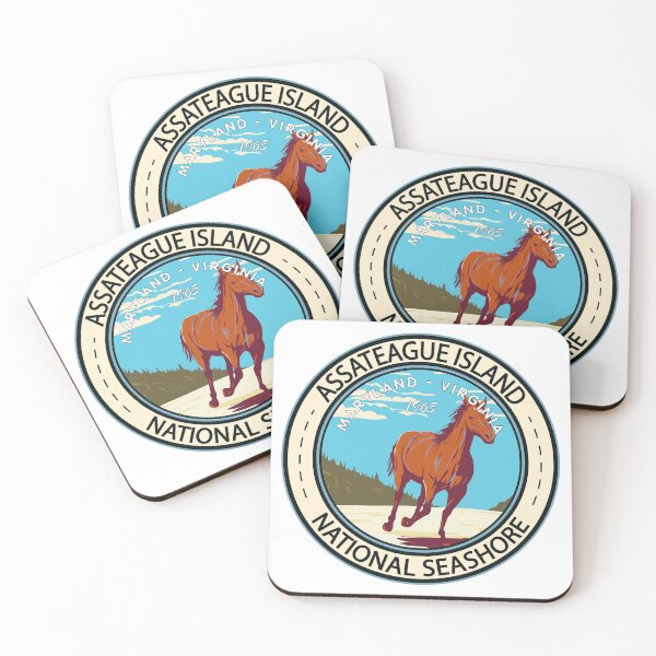 Item preview, Assateague Island National Seashore Badge designed and sold by KrisSidDesigns.