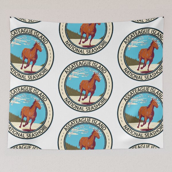Item preview, Assateague Island National Seashore Badge designed and sold by KrisSidDesigns.