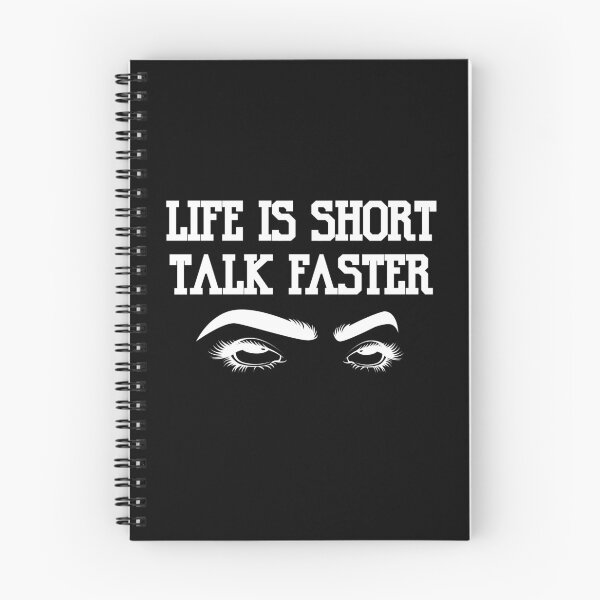 Item preview, Life is short talk faster [white] designed and sold by anstore0.
