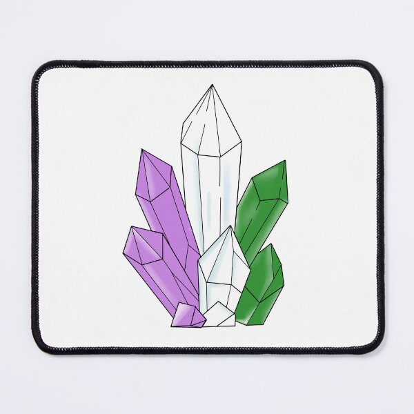 Item preview, Genderqueer crystals designed and sold by atlasbackache.
