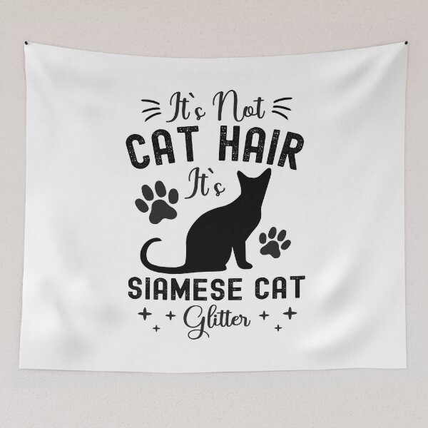 Item preview, It's Not Cat Hair It's Siamese Cat Glitter, Funny Siamese Cat Owner Quotes, Meezer, Mese, Owner Gifts designed and sold by PRINTED ..
