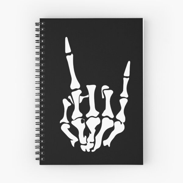 Item preview, Rock On Skeleton Hand Rock and Roll Horns Up Vinyl Decal designed and sold by windowdecals.
