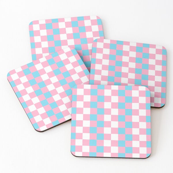 Item preview, Simple Trans Pride Square Pattern designed and sold by geometricity.